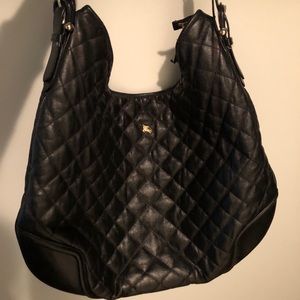 Large Quilted Burberry Purse